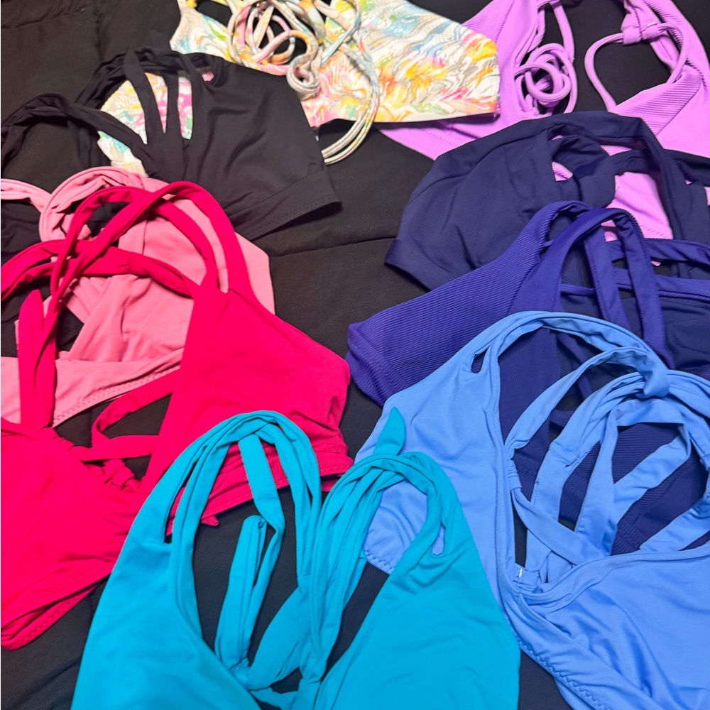 Colorful swim tops  Collection